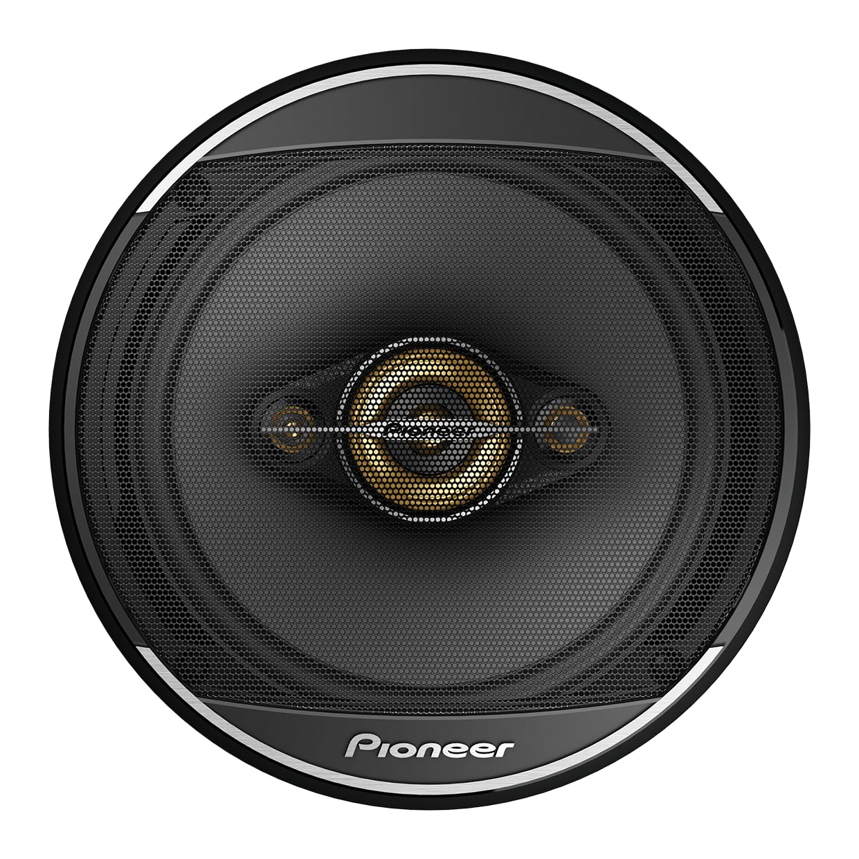 Pioneer TS-A1688S 350W Max/80W RMS 4-Way Speaker with Adapter, 6.5-Inch Diameter, Black