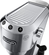 De'Longhi EC685 Dedica Style Pump Espresso Machine with Grinder (M, Silver)