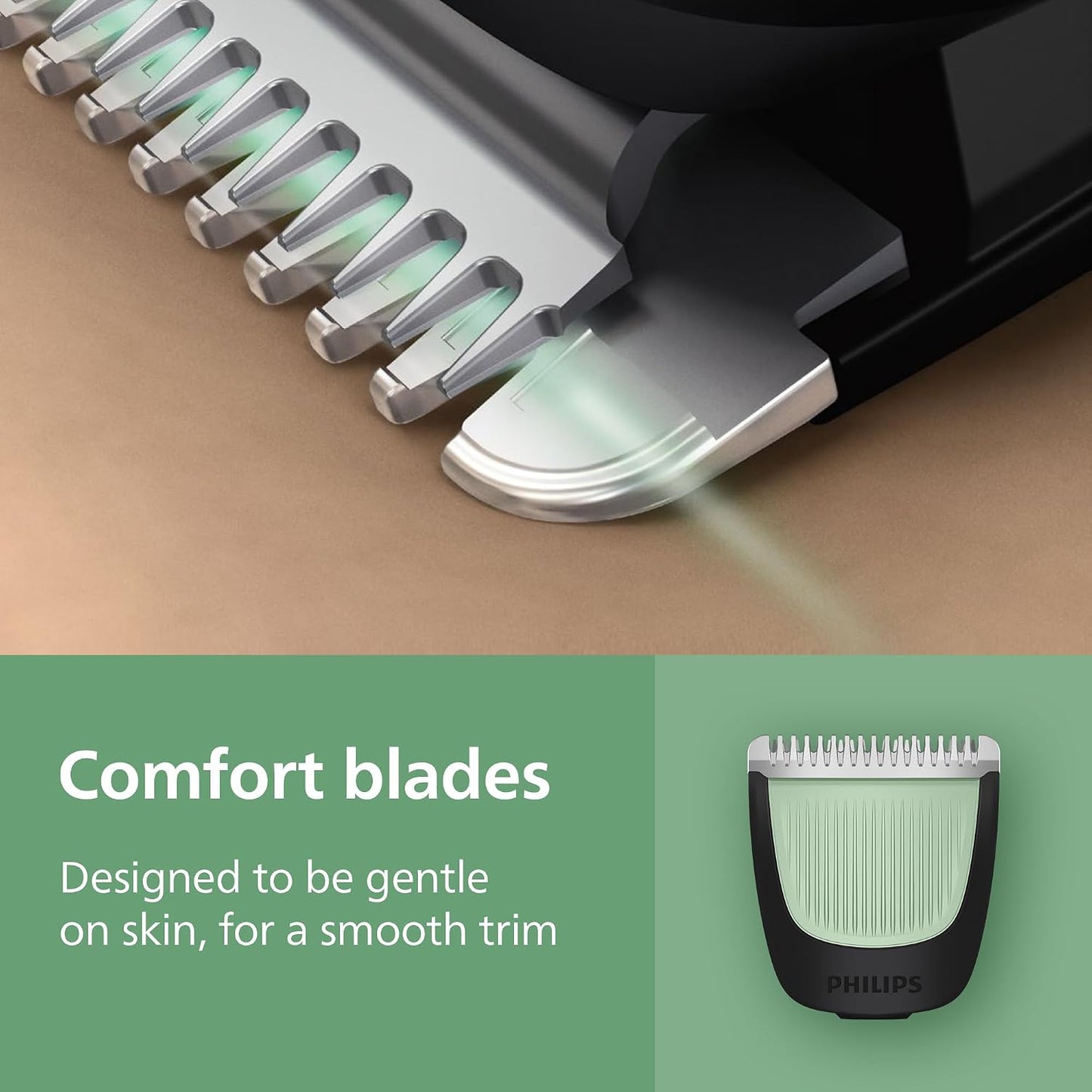 ماكينة التشذيب متعددة الاستخدامات MG7922/15 من Philips | مجموعة عناية 13 في 1 لتشذيب الوجه والشعر والجسم | مشط دقيق لتسريح مثالي | 120 دقيقة من الاستخدام اللاسلكي، مقاومة للماء