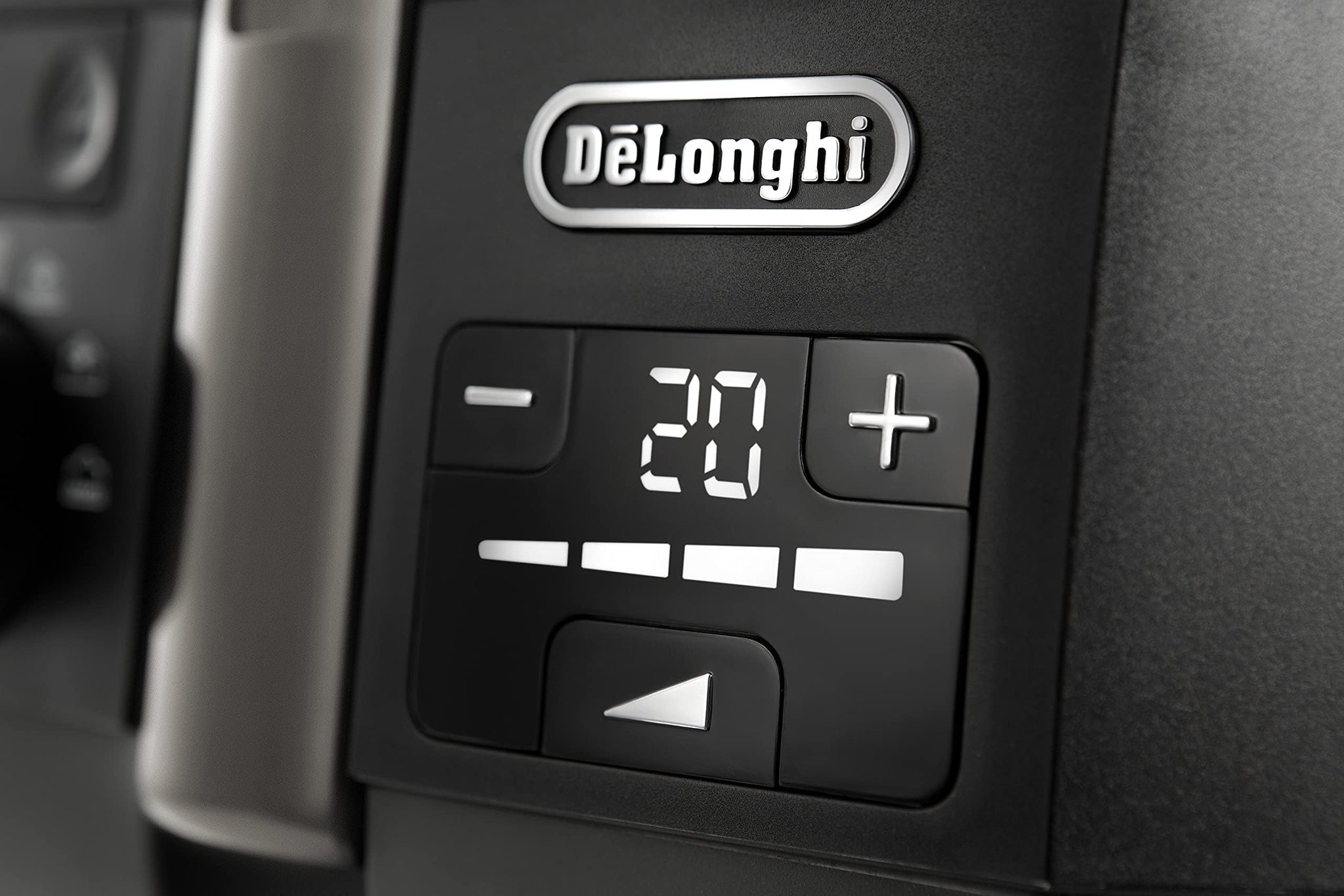 De'Longhi De'Longhi- Air Fryer, Multi Fry, Viewing Window, Adjustable Thermostat, Removable Timer, Multi Cooker Grilling, Broiling, Roast, Bake, Black & Grey, 2200 Watts, 1.5 Kg, FH1396/1.BK