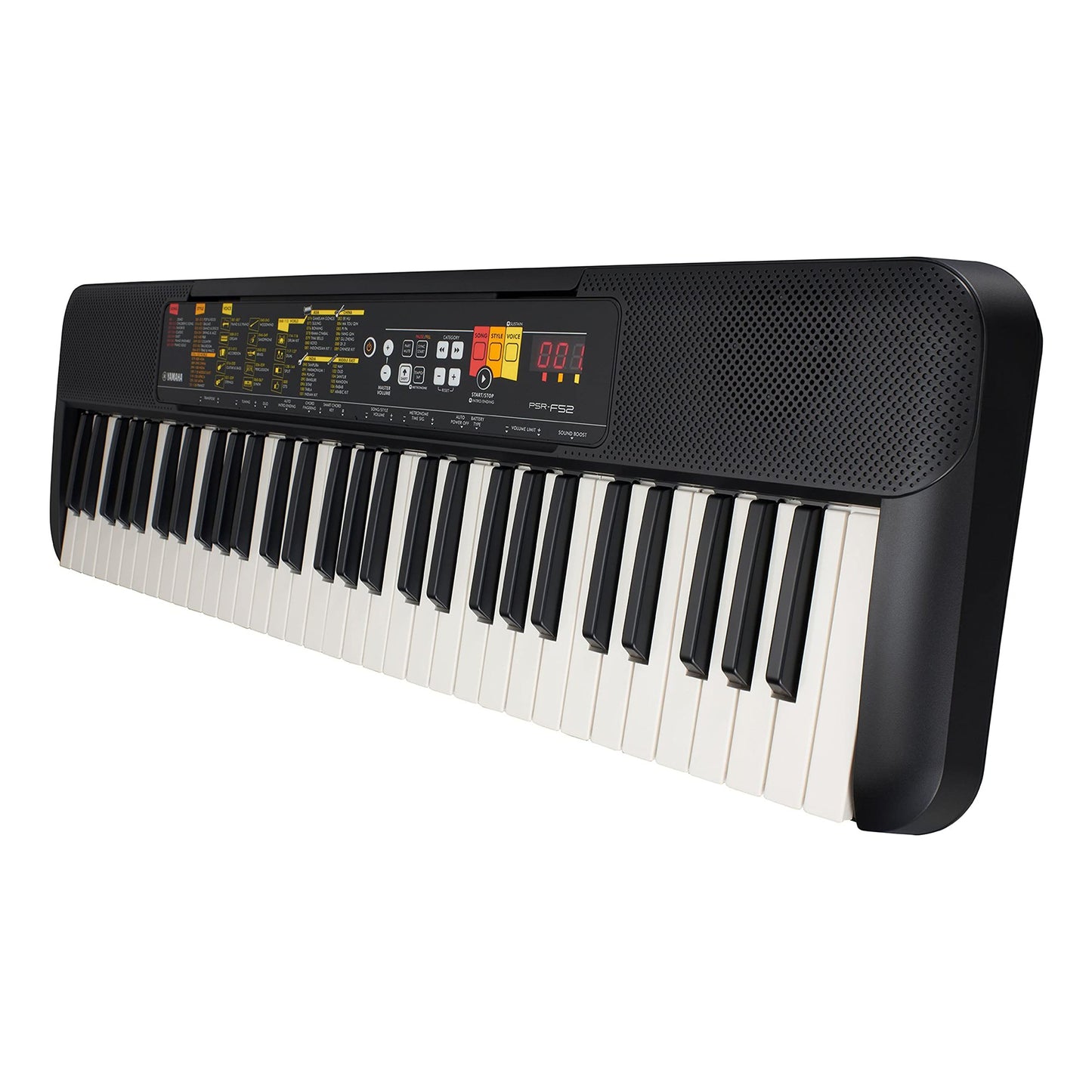 Yamaha PSR-F52 Digital Keyboard, schwarz