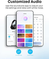 soundcore by Anker Q20i Hybrid ANC Foldable Headphones, 40H