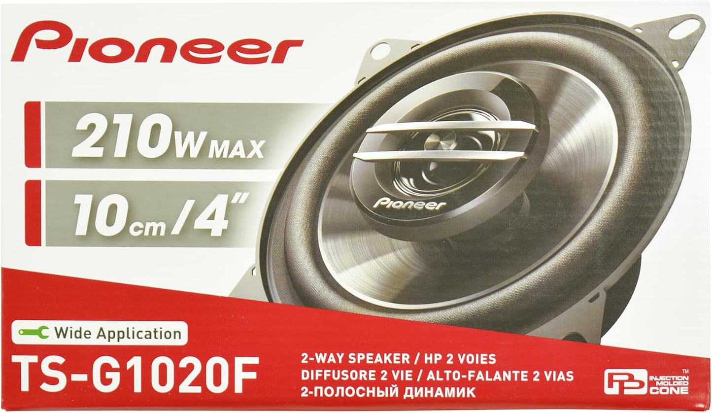 Pioneer TS-G1020F 4” 2-Way Coaxial Car Speakers