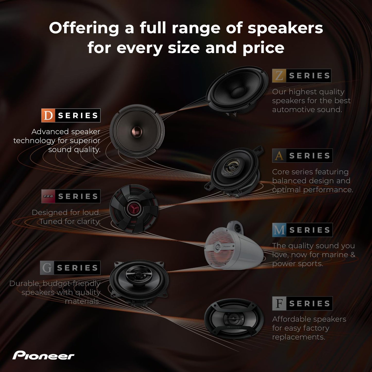 PIONEER TS-D Speakers