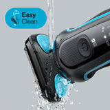 Braun Series 5 50-M1000s Wet & Dry Shaver, 3 Flexible Blades, Up to 50 min Shaving 1h Charge, 5 min Quick Charge, Mint