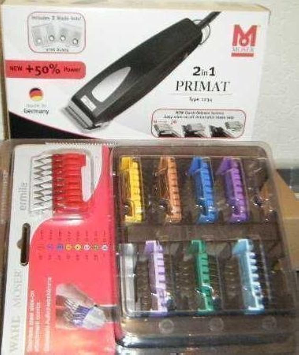 Moser 1234-0151 Primat 2 in 1 Hair Clipper, Grey