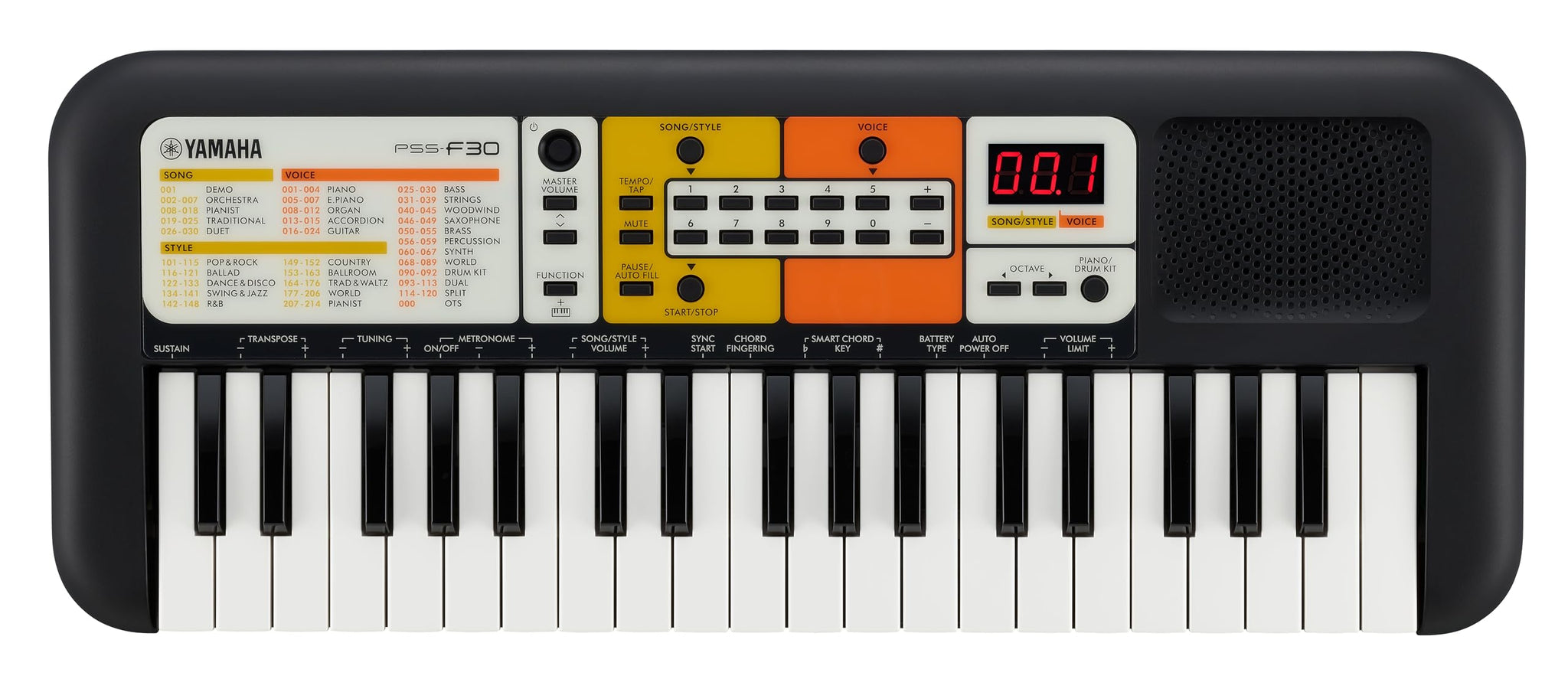 Yamaha Mini-key Portable Keyboard PSS series