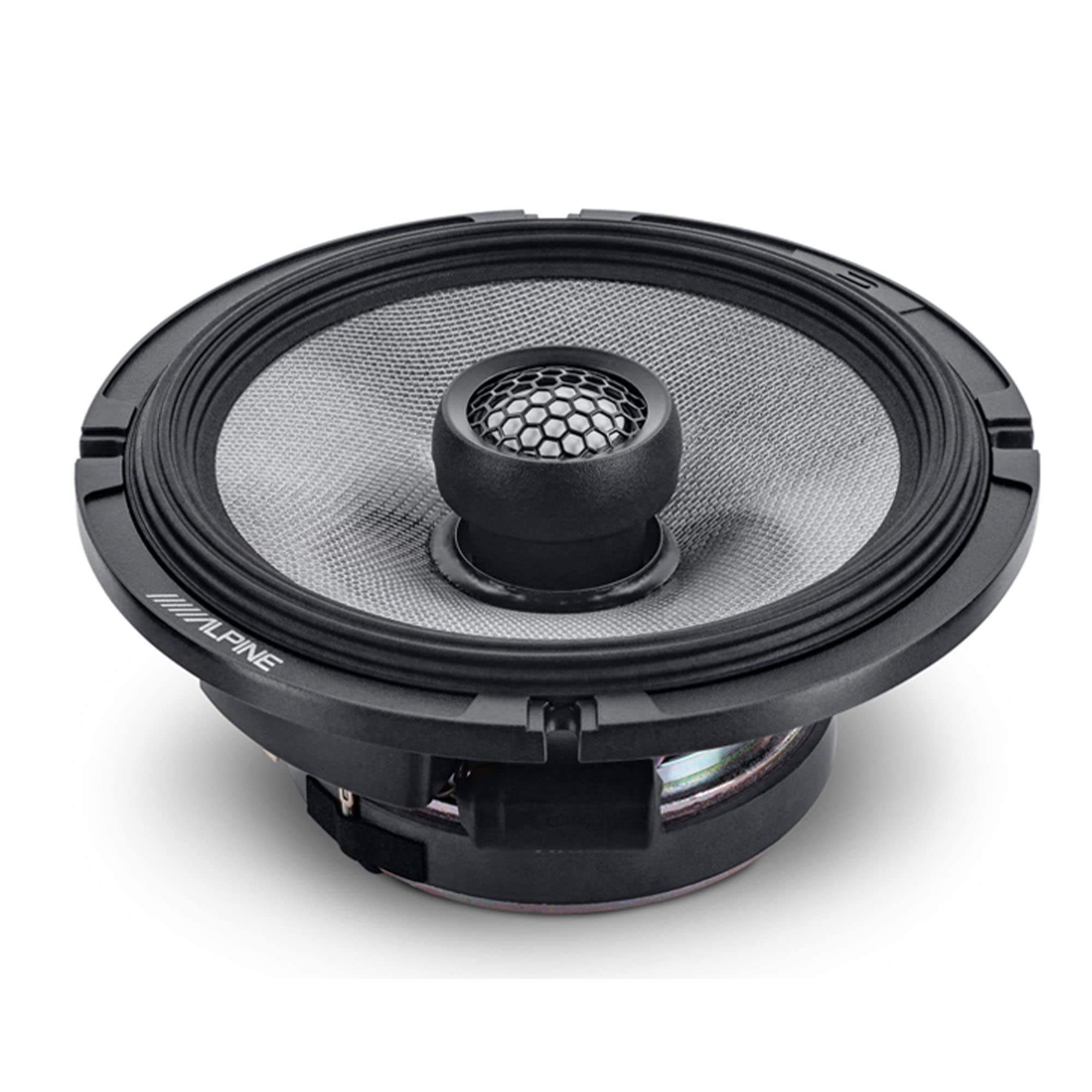 Alpine 6.5" R2 High-Resolution Speaker Bundle - A Pair of Pro-Series R2-S652 2-Way Component Speakers & a Pair of R2-S65 6.5" Coaxial Speakers