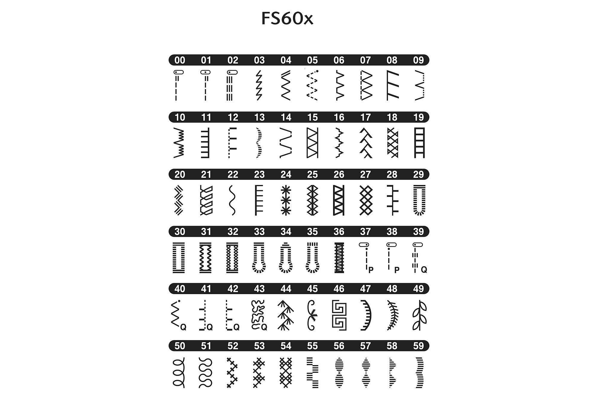 Brother FS60s Electronic Sewing Machine