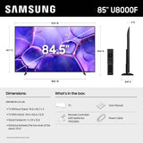 Samsung 50-Inch Class Crystal UHD U8000F 4K Smart TV (2025 Model) Endless Free Content, Crystal Processor 4K, MetalStream Design, Knox Security, Alexa Built-in - City Park