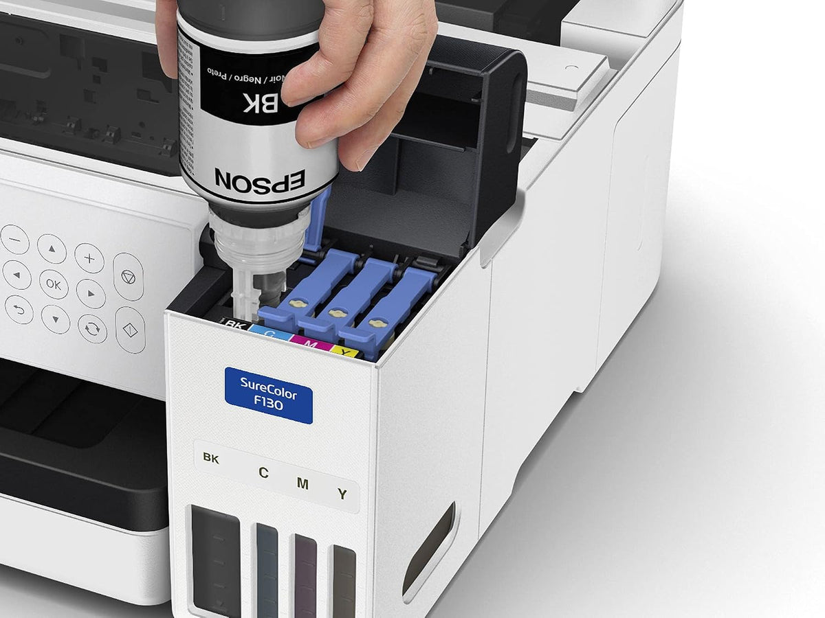 Epson SureColor SC-F100 A4 Textile Dye Sublimation Printer | Small Business/Start up for Creating Promotional Merchandise - City Park