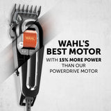 Wahl Elite Clipper for Men, with Secure Fit Premium Cutting Combs, Professional Quality, Corded