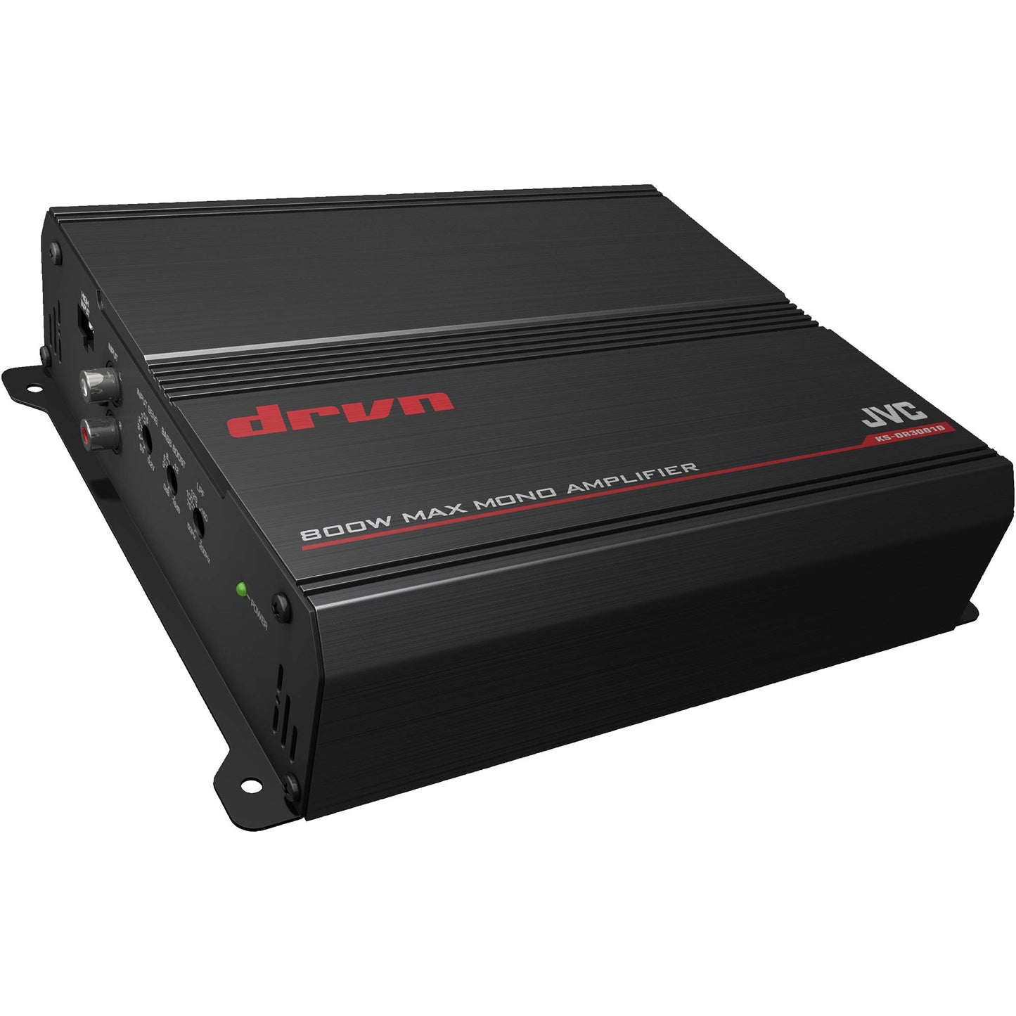 JVC KS-DR3001D 800W Peak DRVN Series Class-D 2-Ohm Stable Monoblock Power Amplifier