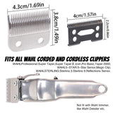 professional clipper blades 2 hole bladeclipper replacement blades with Gold steel blade for Wahl Senior cordless Clipper, wahl sterling senior