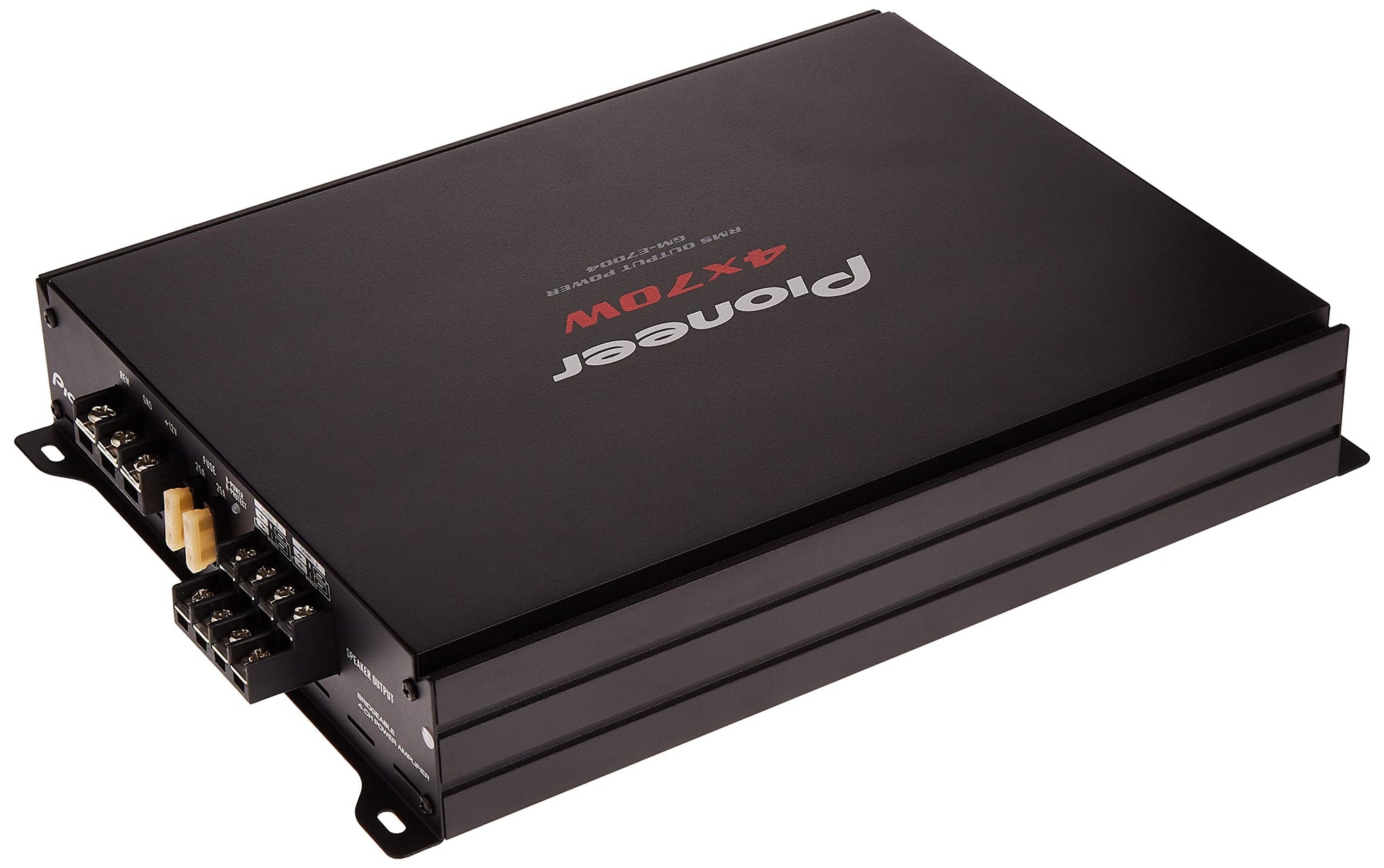 Pioneer Car Amplifier GM-E7002,Number of Channels 2/1 Max Wattage(4 ohms) 125Wx2/500Wx1(Bridge) Rated Power(4 ohms <=1% THD+N) 70Wx2