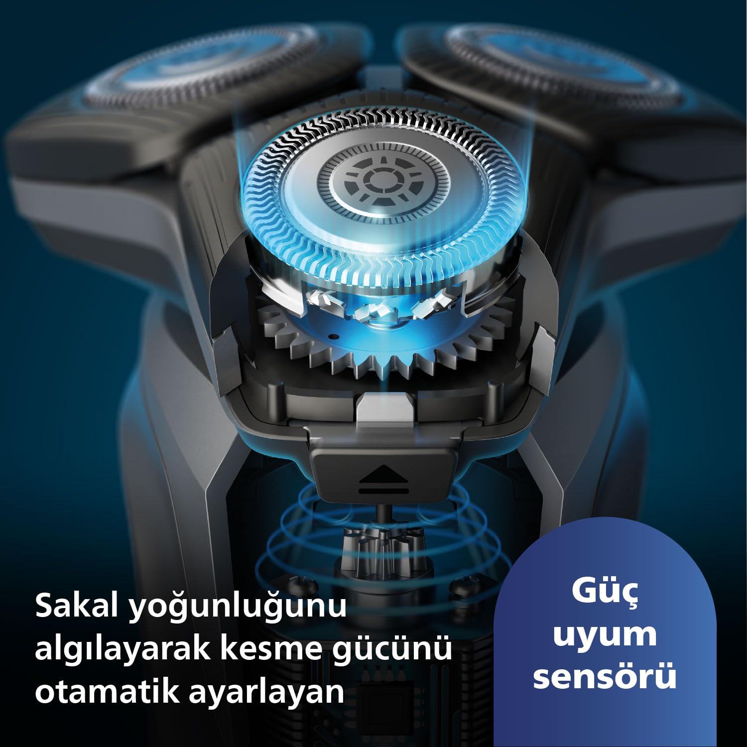 PHILIPS RAZOR SERIES 5000 WET&DRY BLADES STEELPRECISION DYNAMIC SENSOR - S5887.10