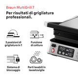 Braun MultiGrill 3-in-1 Contact Grill, BBQ & Oven,