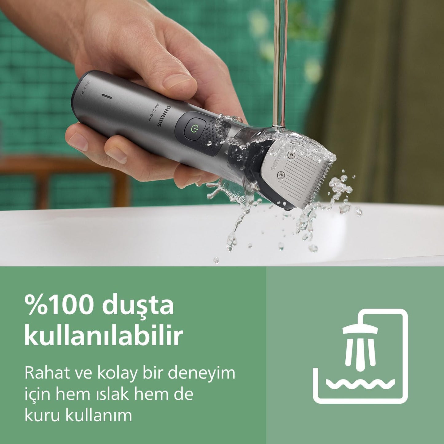 ماكينة التشذيب متعددة الاستخدامات MG7922/15 من Philips | مجموعة عناية 13 في 1 لتشذيب الوجه والشعر والجسم | مشط دقيق لتسريح مثالي | 120 دقيقة من الاستخدام اللاسلكي، مقاومة للماء