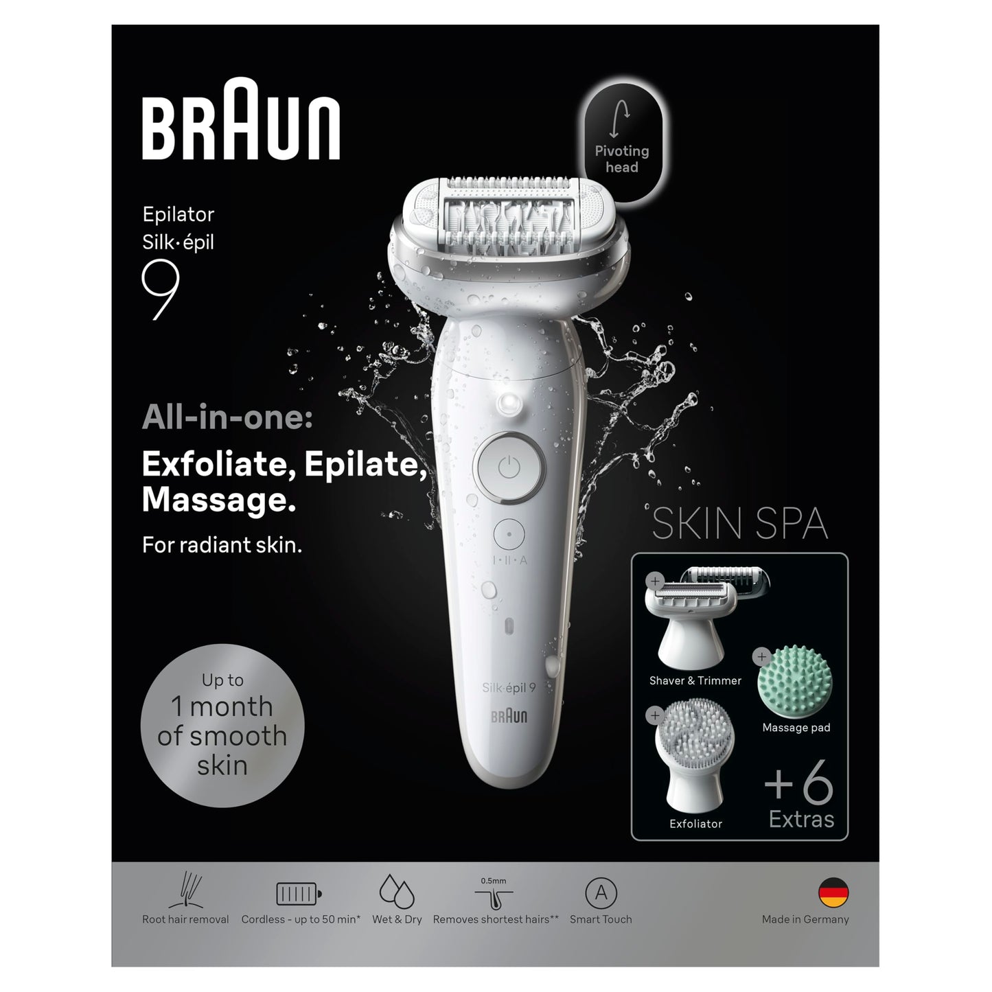 Braun Silk-épil 9 Epilierer Damen