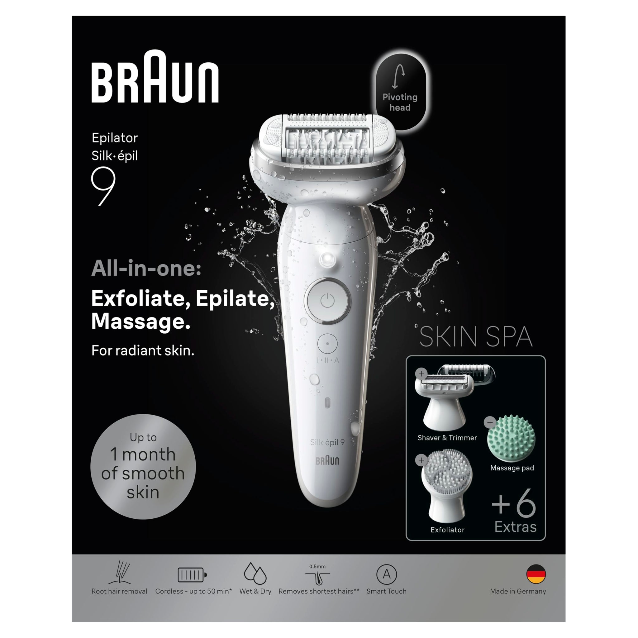 Braun Silk-épil 9 Epilierer Damen