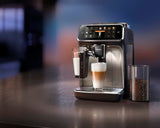 Philips Fully Automatic Espresso Machine Series 5400-12 Beverages, LatteGo Milk Solution, 4 User Profiles, TFT Display, Chrome - EP5447/23