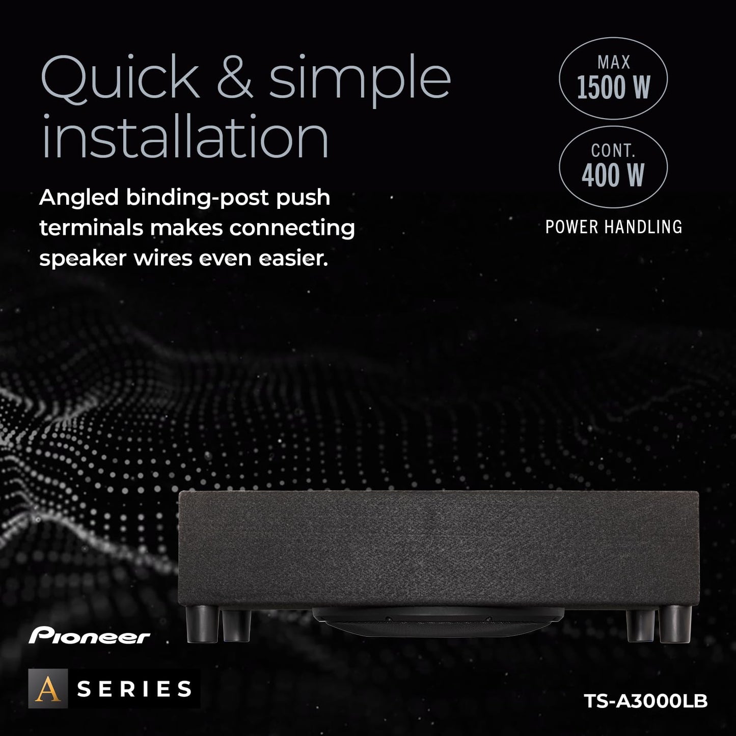 TS-A Slim Pre-Loaded Subwoofers