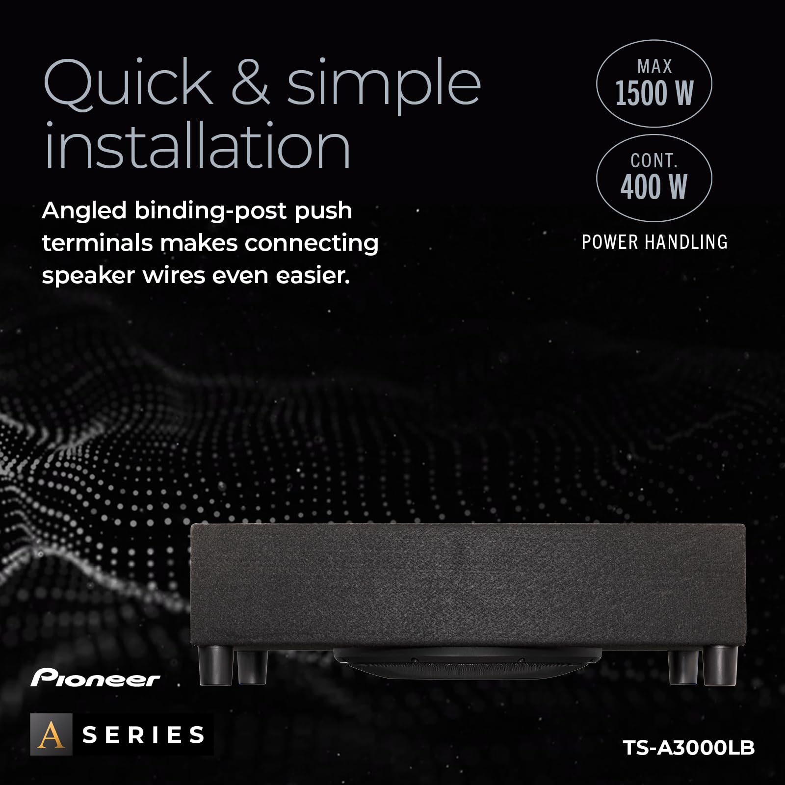 TS-A Slim Pre-Loaded Subwoofers