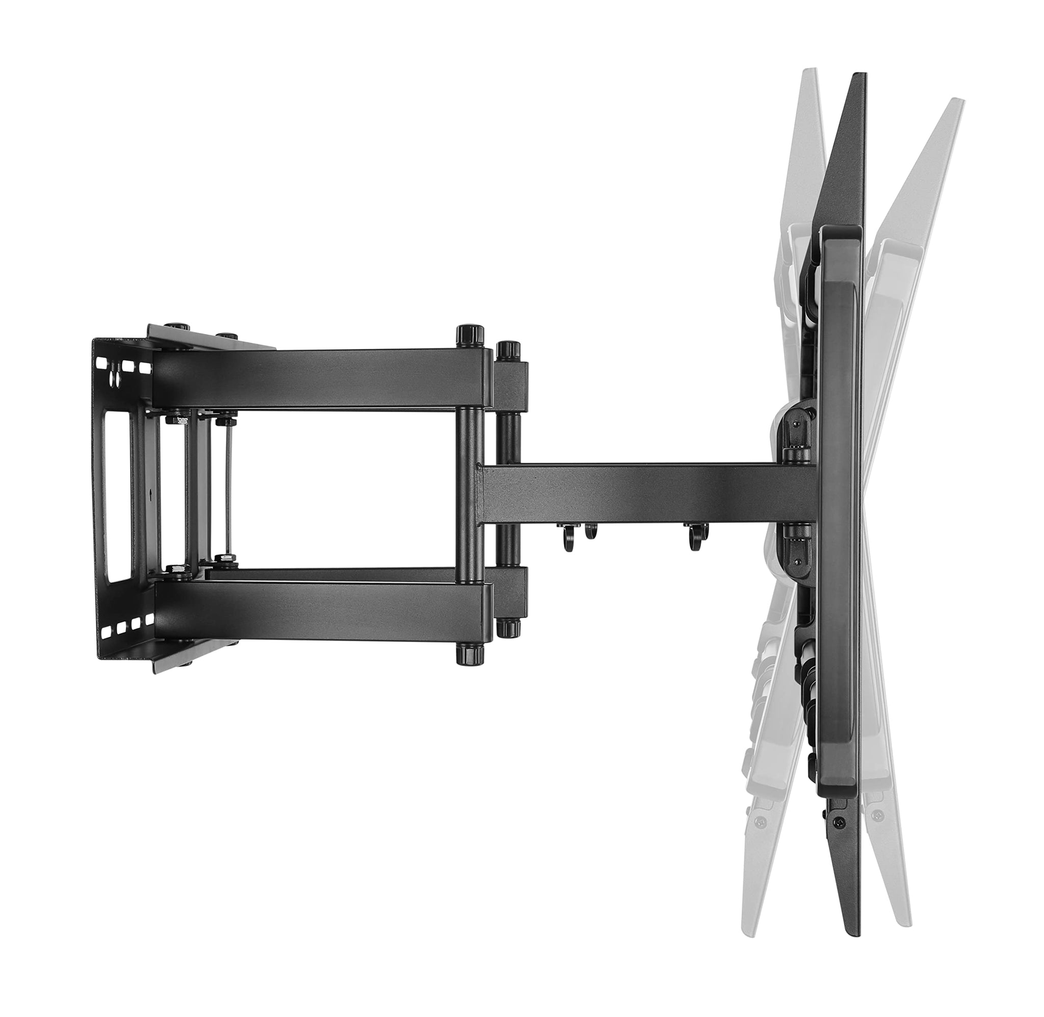Skilltech SH 960P Full Motion TV Wall Mount for 60–105 Inch Flat and Curved TVs, Heavy-Duty Steel and Aluminum Design, Swivel and Tilt Bracket, Supports up to 90 kg, VESA up to 900x600