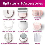 Philips Beauty Philips Epilator Series 8000 5 In 1 Shaver, Trimmer, Pedicure and Body Exfoliator With 9 Accessories, 1 count