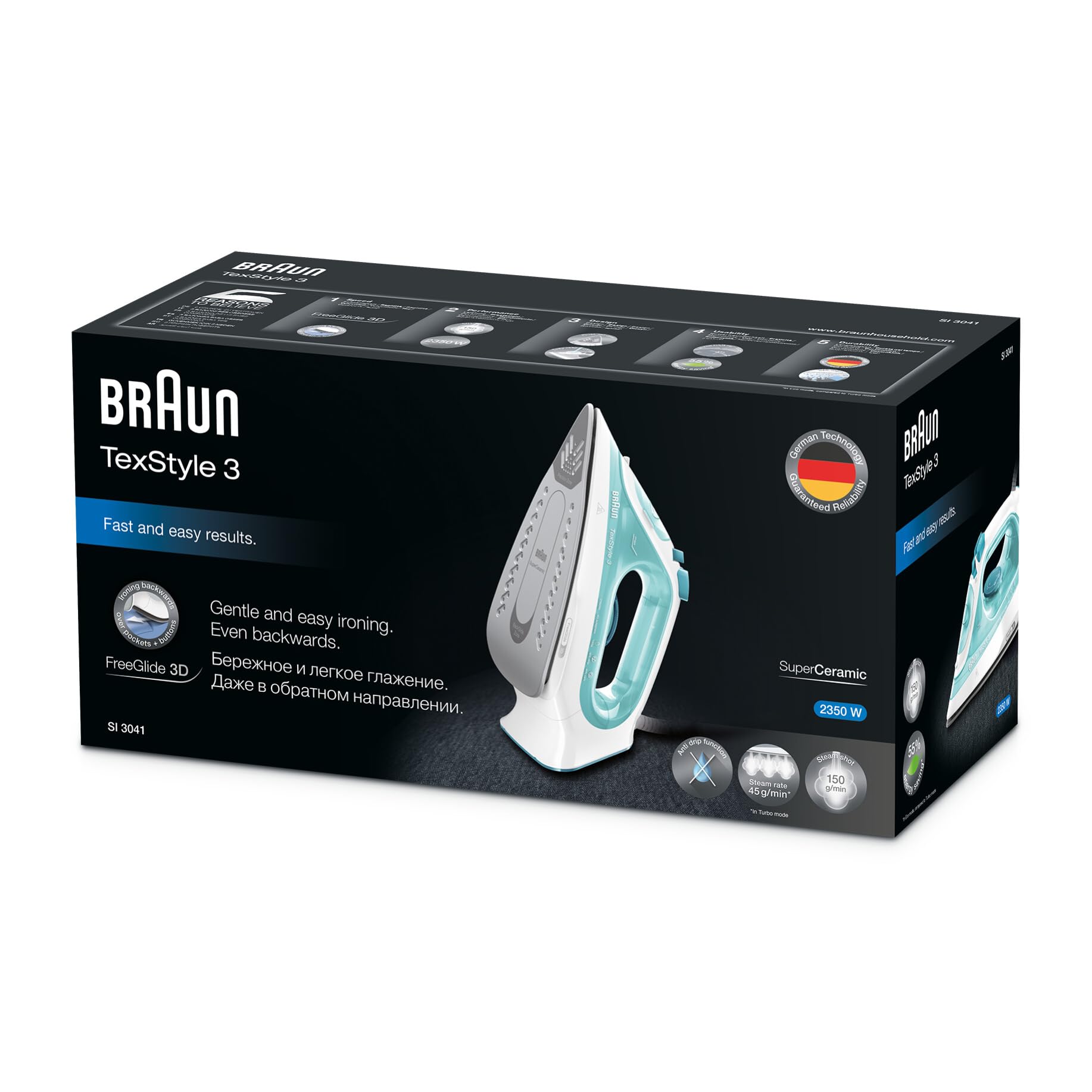 Braun Tex Style 3 Steam Iron