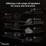 Pioneer TS-A Black & Gold Series Speakers