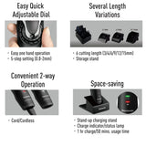 Panasonic Er Gp80 Professional Hair Clipper 3469 Combs Using Wiredwirelesscordless, Black, Ergp80