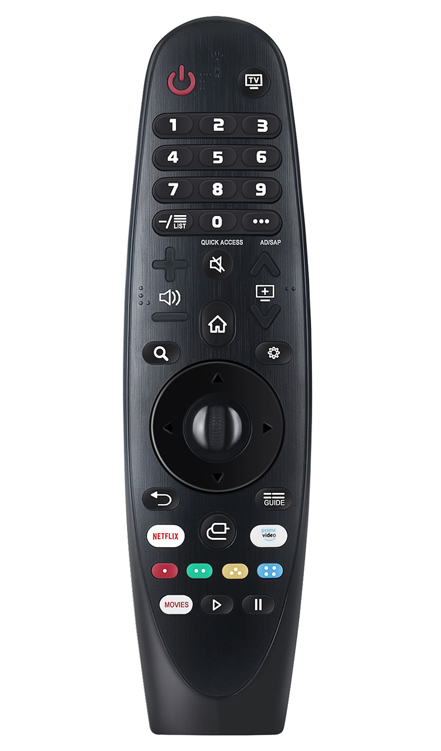 AULCMEET AKB75855501 MR20GA Replaced IR Remote Compatible with LG Smart TV 49NANO85UNA OLED55BXPUA 75UN7370AUH 65UN7300PUF 55UN7300AUD 75UN8570PUC OLED77GXPUA 82UN8570AUD 65UN7300AUD