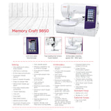 Janome 9850 Master Listing