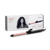 BaByliss Rose Quartz 19Mm Barrel, Advanced Ceramics Hair Curling Iron, Non Ionic 2.5 Cord, 6 Temp 160C-210C - C450Sde