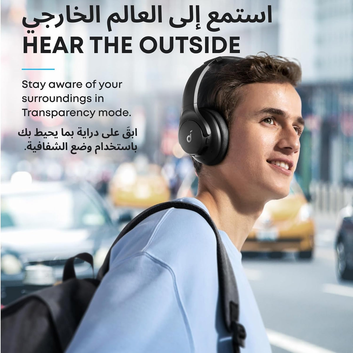 soundcore by Anker Q20i Hybrid ANC Foldable Headphones, 40H