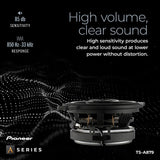 Pioneer TS-A879 A Series 3-1/2” 2-Way, 450 W Max Power, 25mm Tweeter – Coaxial Speaker (Pair) Black