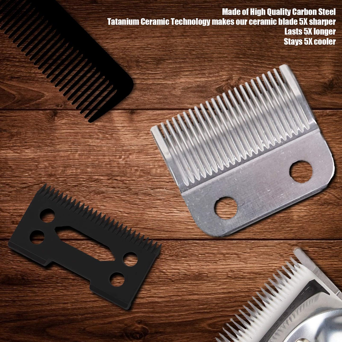 professional clipper blades 2 hole bladeclipper replacement blades with Gold steel blade for Wahl Senior cordless Clipper, wahl sterling senior