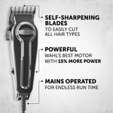 Wahl Elite Clipper for Men, with Secure Fit Premium Cutting Combs, Professional Quality, Corded