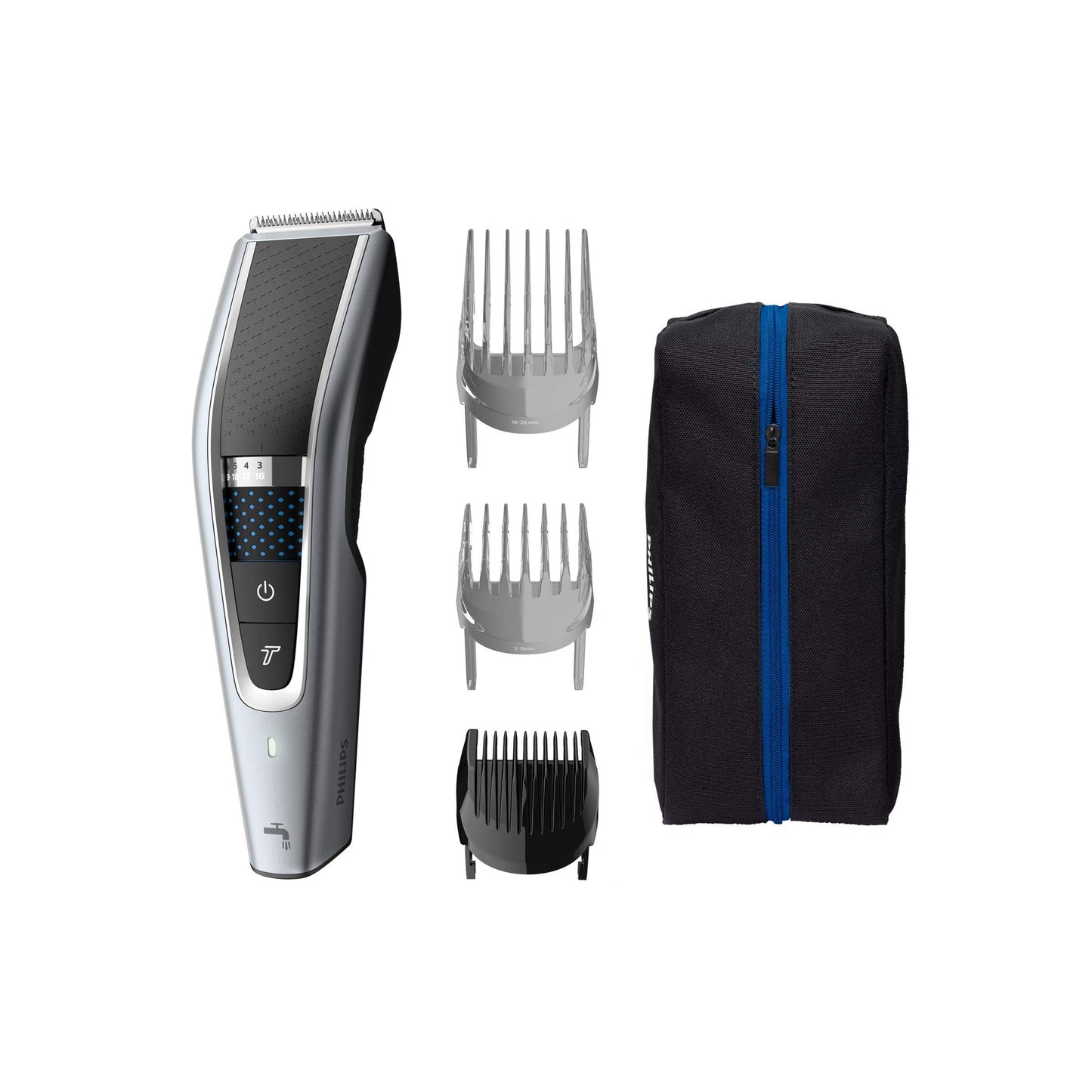 Philips HC5630/15, Black and Silver