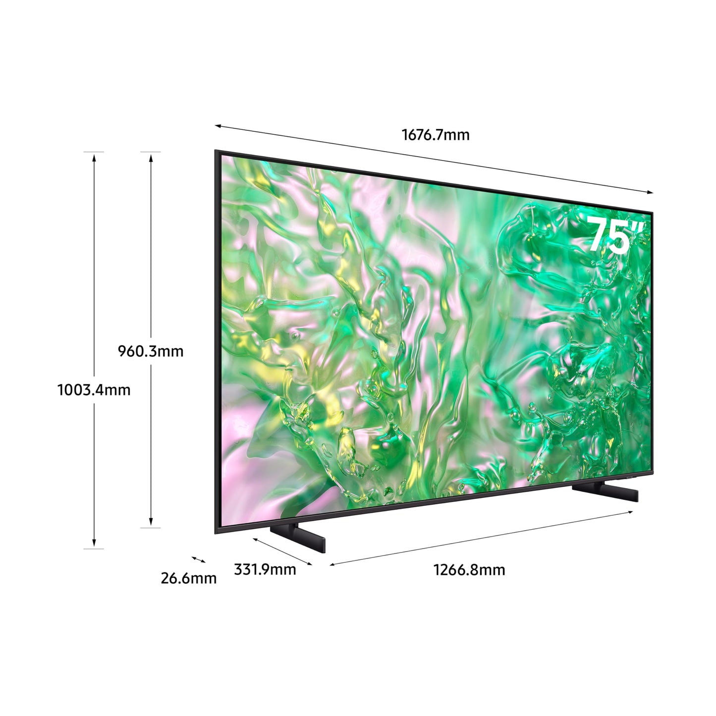Samsung Dynamic Crystal Color, AirSlim Design, Samsung Knox Security, Samsung TV Plus