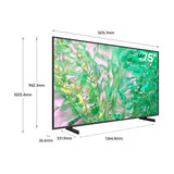 Samsung Dynamic Crystal Color, AirSlim Design, Samsung Knox Security, Samsung TV Plus