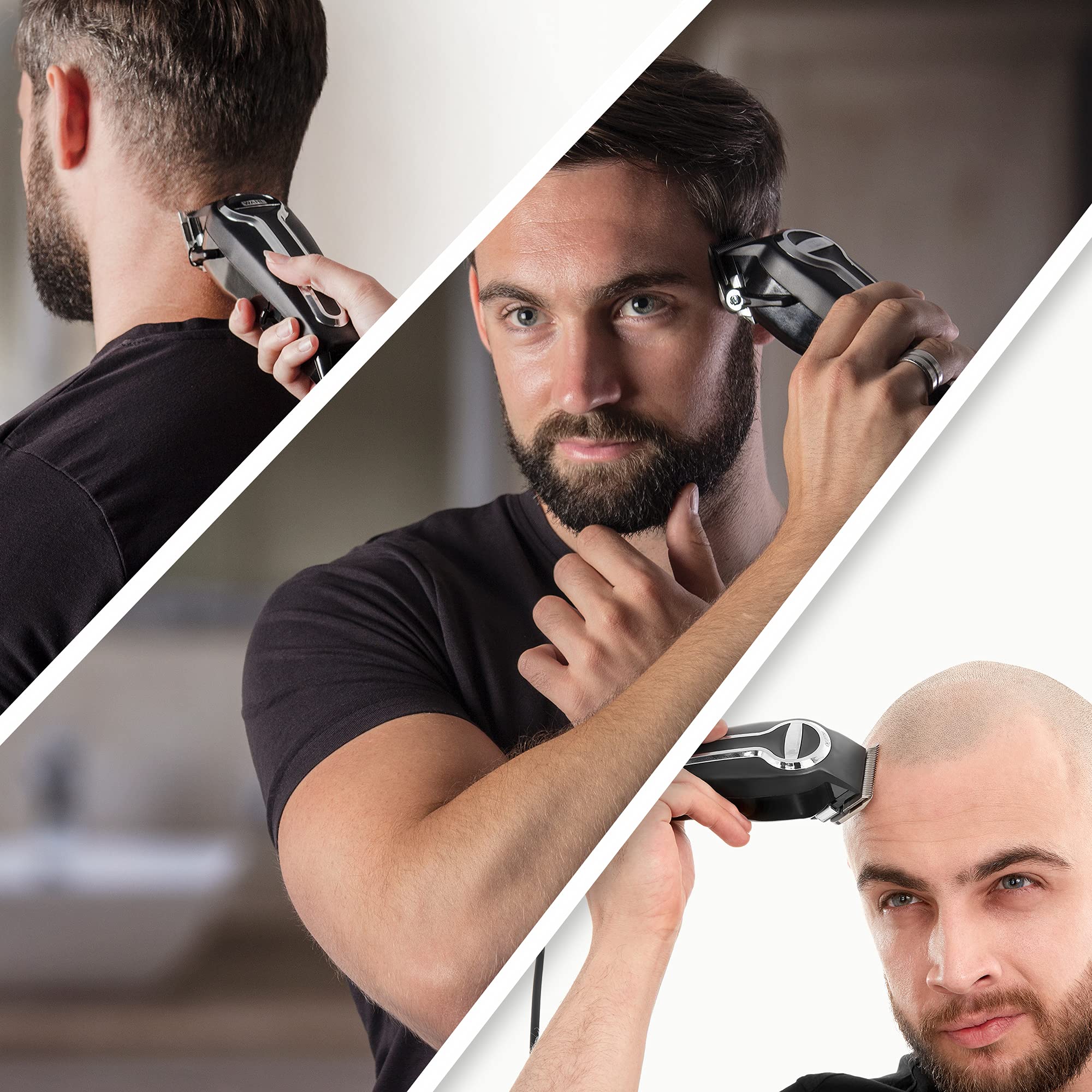 Wahl Elite Clipper for Men, with Secure Fit Premium Cutting Combs, Professional Quality, Corded
