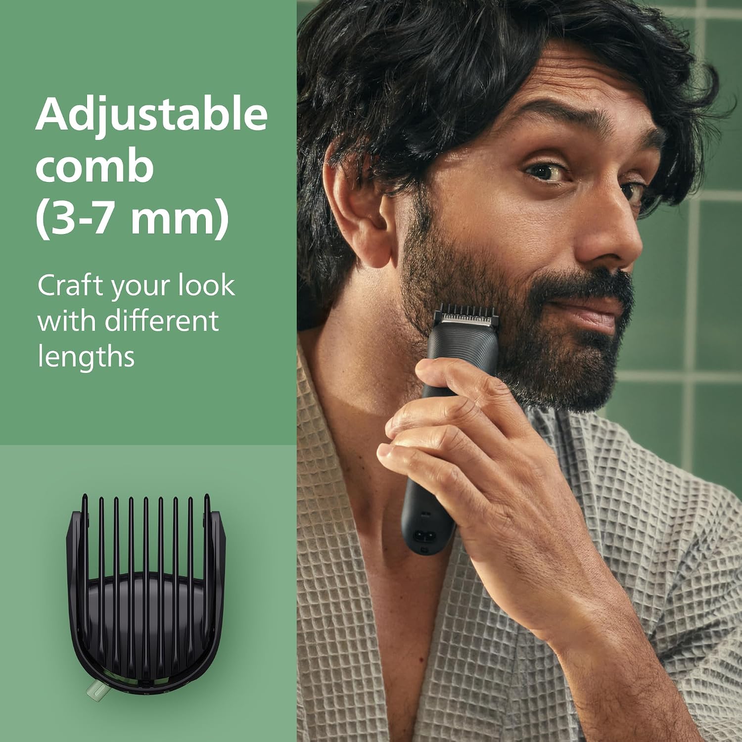 ماكينة التشذيب متعددة الاستخدامات MG7922/15 من Philips | مجموعة عناية 13 في 1 لتشذيب الوجه والشعر والجسم | مشط دقيق لتسريح مثالي | 120 دقيقة من الاستخدام اللاسلكي، مقاومة للماء