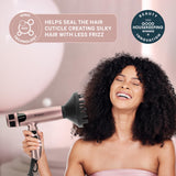 GAMMA+ Hybrid Professional Hair Dryer Lightweight, Ionic Technology, Low Noise with 2 Nozzles and Diffuser