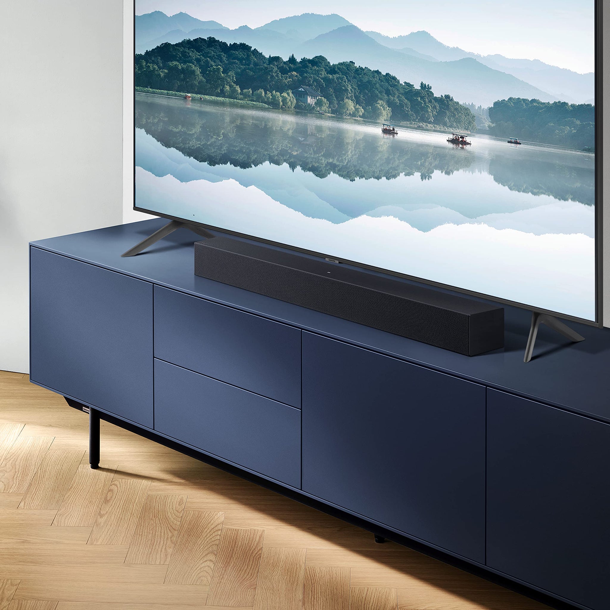 Samsung B-series Soundbar, C400, 2 ch, Subwoofer, Built-in Woofer, One Remote Control, Bluetooth TV Connection, Surround Sound Expansion, HW-C400/ZN (2023 - UAE Version)