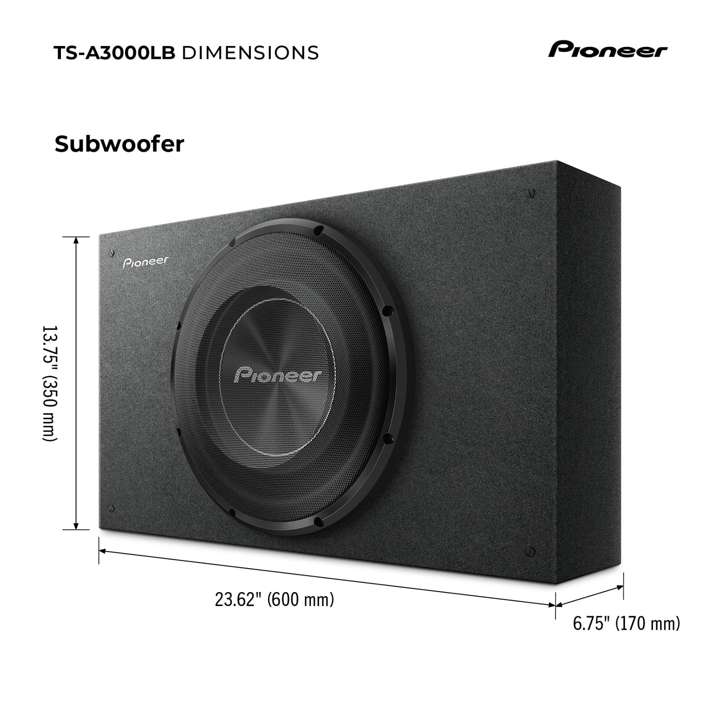 TS-A Slim Pre-Loaded Subwoofers