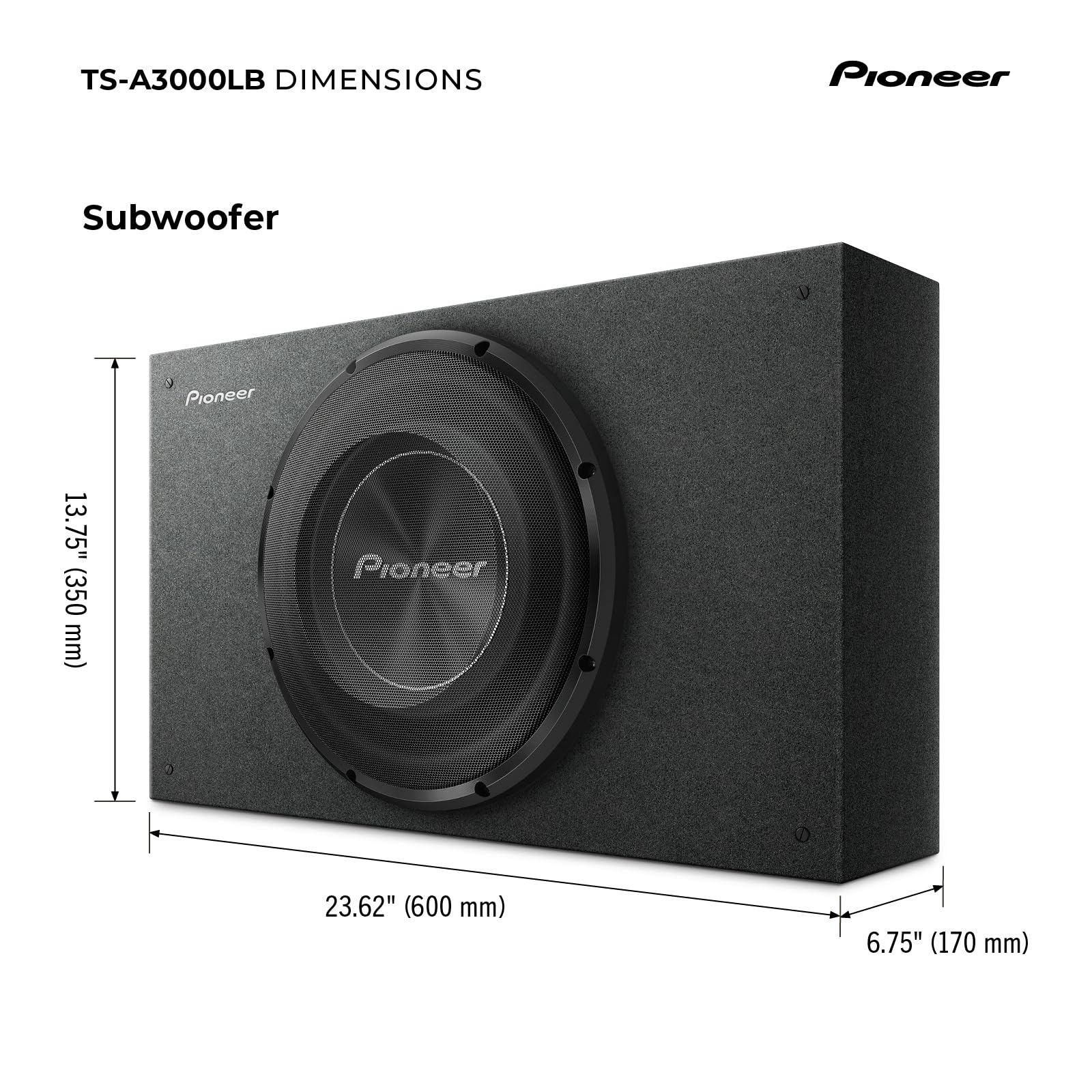TS-A Slim Pre-Loaded Subwoofers