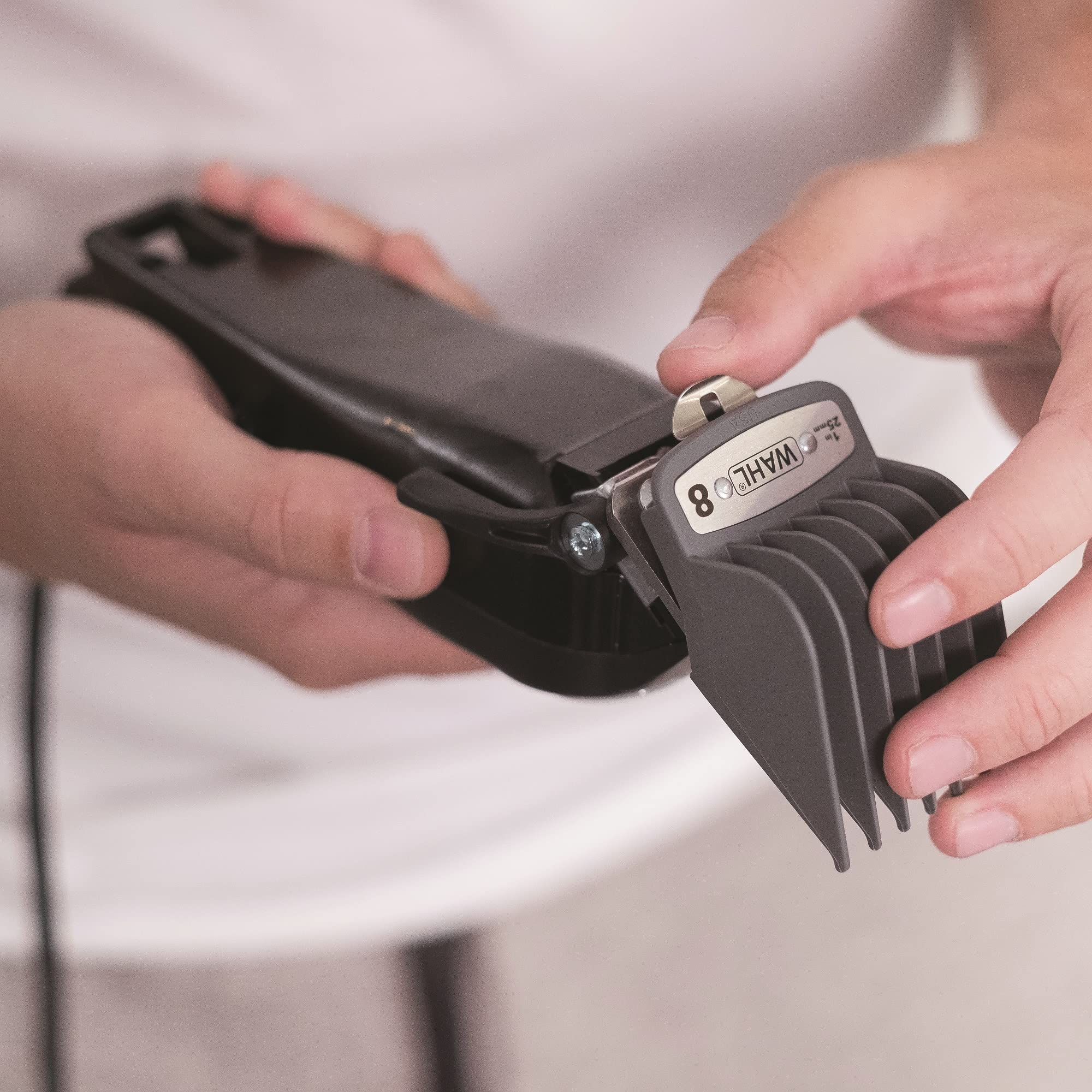 Wahl Elite Clipper for Men, with Secure Fit Premium Cutting Combs, Professional Quality, Corded
