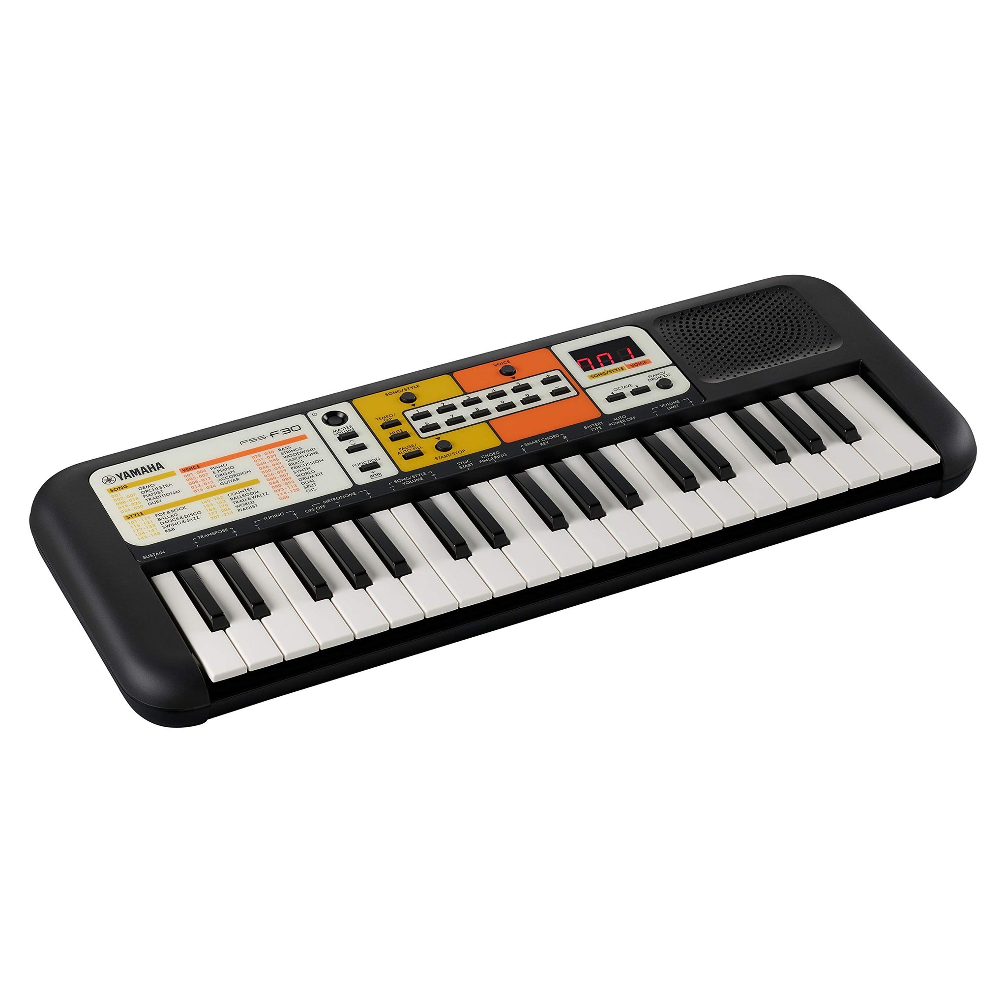 Yamaha PSS-F30 37 Mini Keys Portable Keyboard | Beginner Electronic Piano